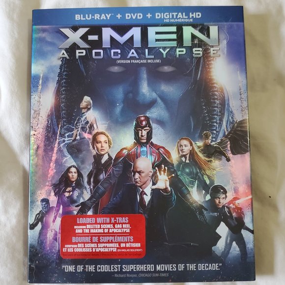 X-Men Apocalypse Movie DVD & Blu-ray Combo - Picture 1 of 3
